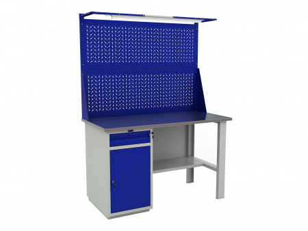 Верстак PROFI W (1400 WD2/F1 2 экрана с освещением)