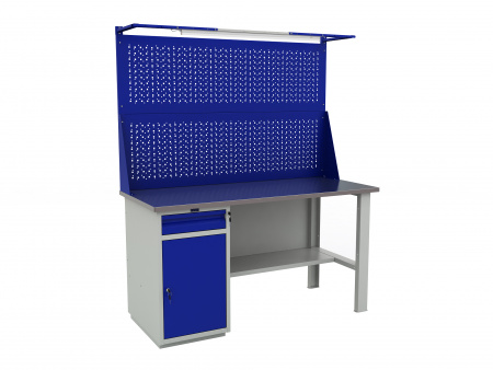Верстак PROFI W (1600 WD2/F1 2 экрана с освещением)