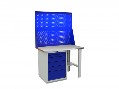 Верстак усиленный EXPERT WS (1200 WS6/F2 WTS 2 экрана)
