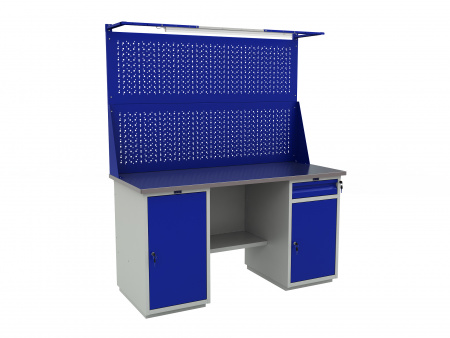 Верстак PROFI W (1600 WD1/WD2 2 экрана с освещением)